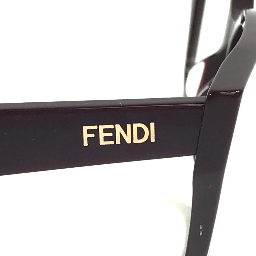 Fendi Eyeglasses Frames FE50001I 081 Polished Purple Cat Eye Full Rim 52-17-145